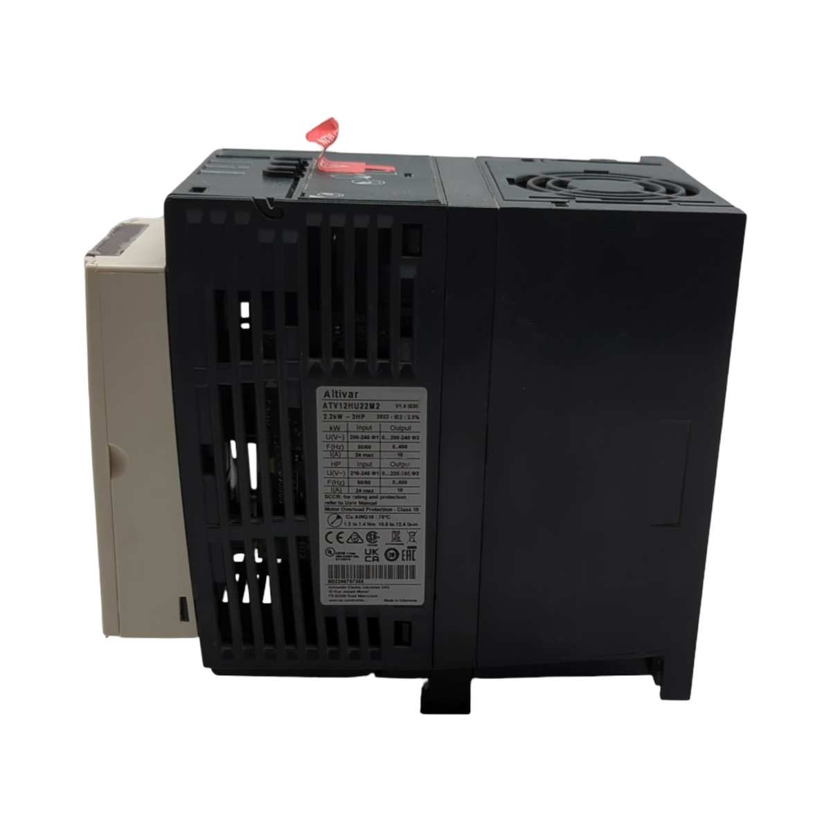 Schneider Electric ATV12 Frequenzumrichter Kühlkörper 2,2kW 3HP 200-240V 1-phasig IP20
