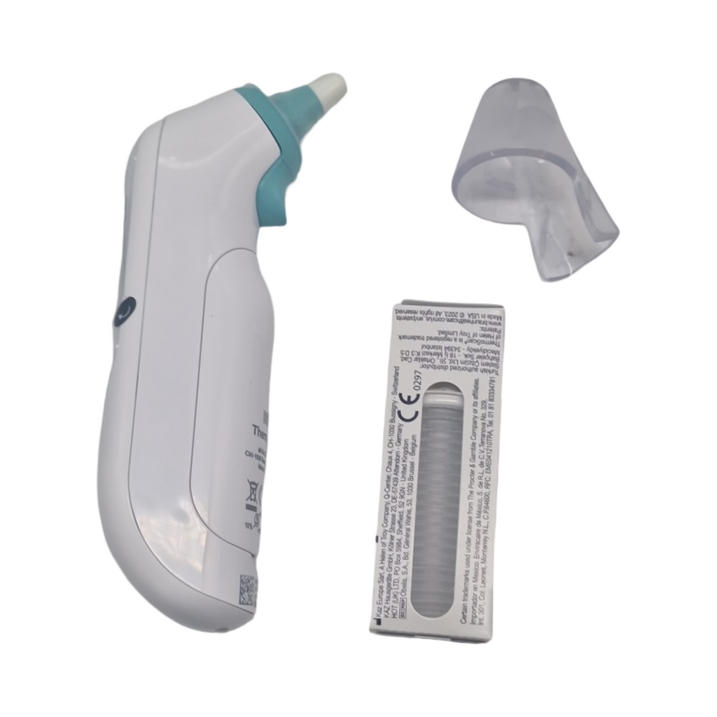 Braun ThermoScan IRT6515 Ohrthermometer farbcodierte Digitalanzeige ExacTemp Stabilitätsanzeige Baby Säugling