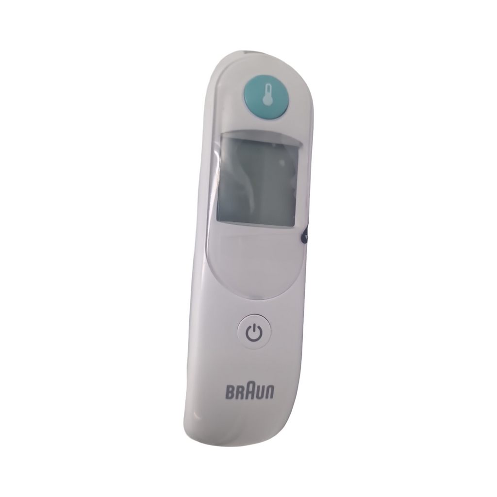 Braun ThermoScan IRT6515 Ohrthermometer farbcodierte Digitalanzeige ExacTemp Stabilitätsanzeige Baby Säugling