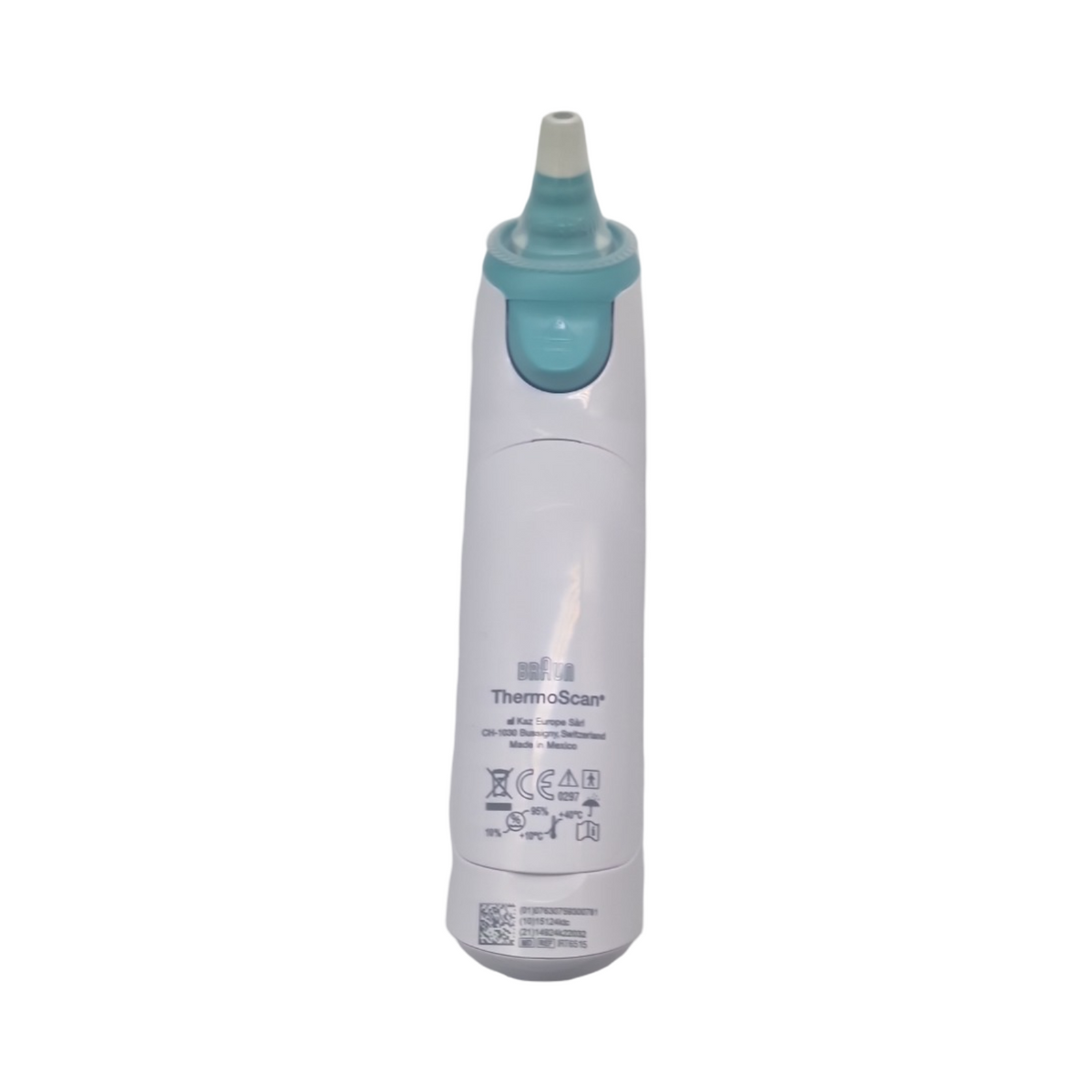Braun ThermoScan IRT6515 Ohrthermometer farbcodierte Digitalanzeige ExacTemp Stabilitätsanzeige Baby Säugling