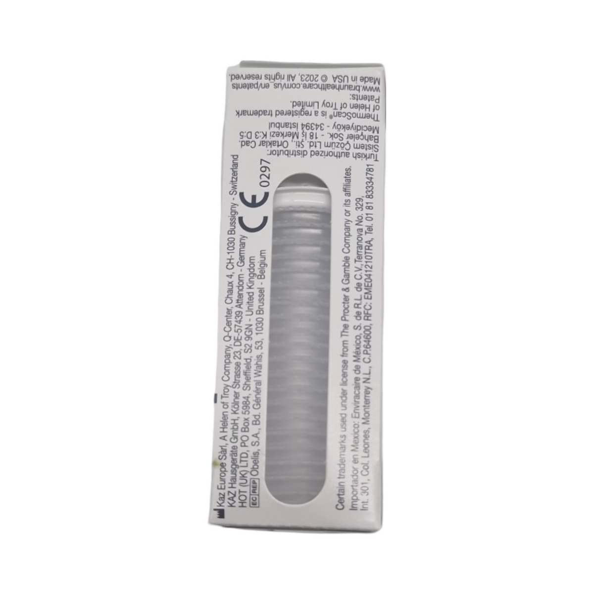 Braun ThermoScan IRT6515 Ohrthermometer farbcodierte Digitalanzeige ExacTemp Stabilitätsanzeige Baby Säugling