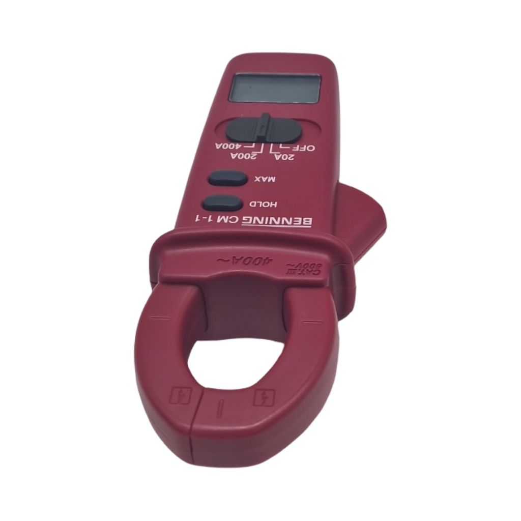 Benning CM 1-1 Stromzange digital 3 ½-stellige LCD-Anzeige AC 0.01 A - 400 A Zangenöffnung 30 mm