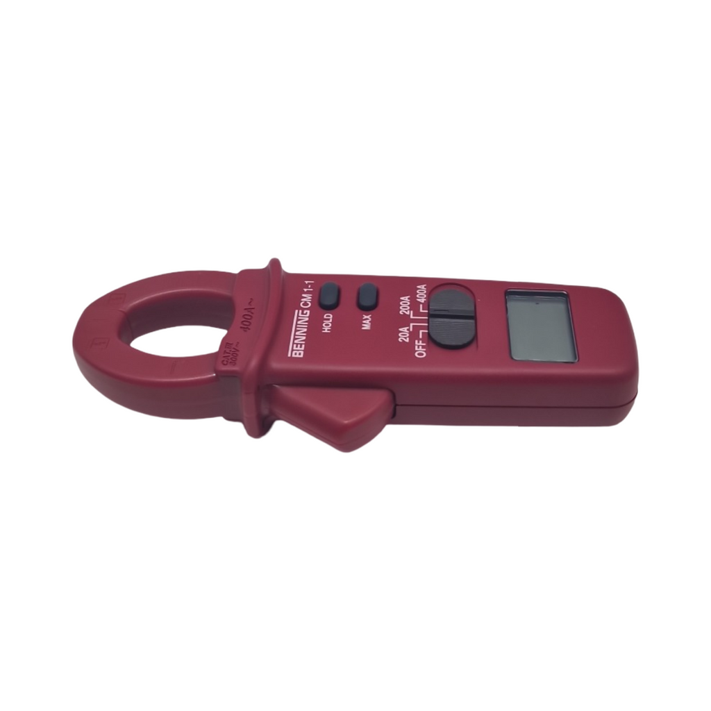 Benning CM 1-1 Stromzange digital 3 ½-stellige LCD-Anzeige AC 0.01 A - 400 A Zangenöffnung 30 mm