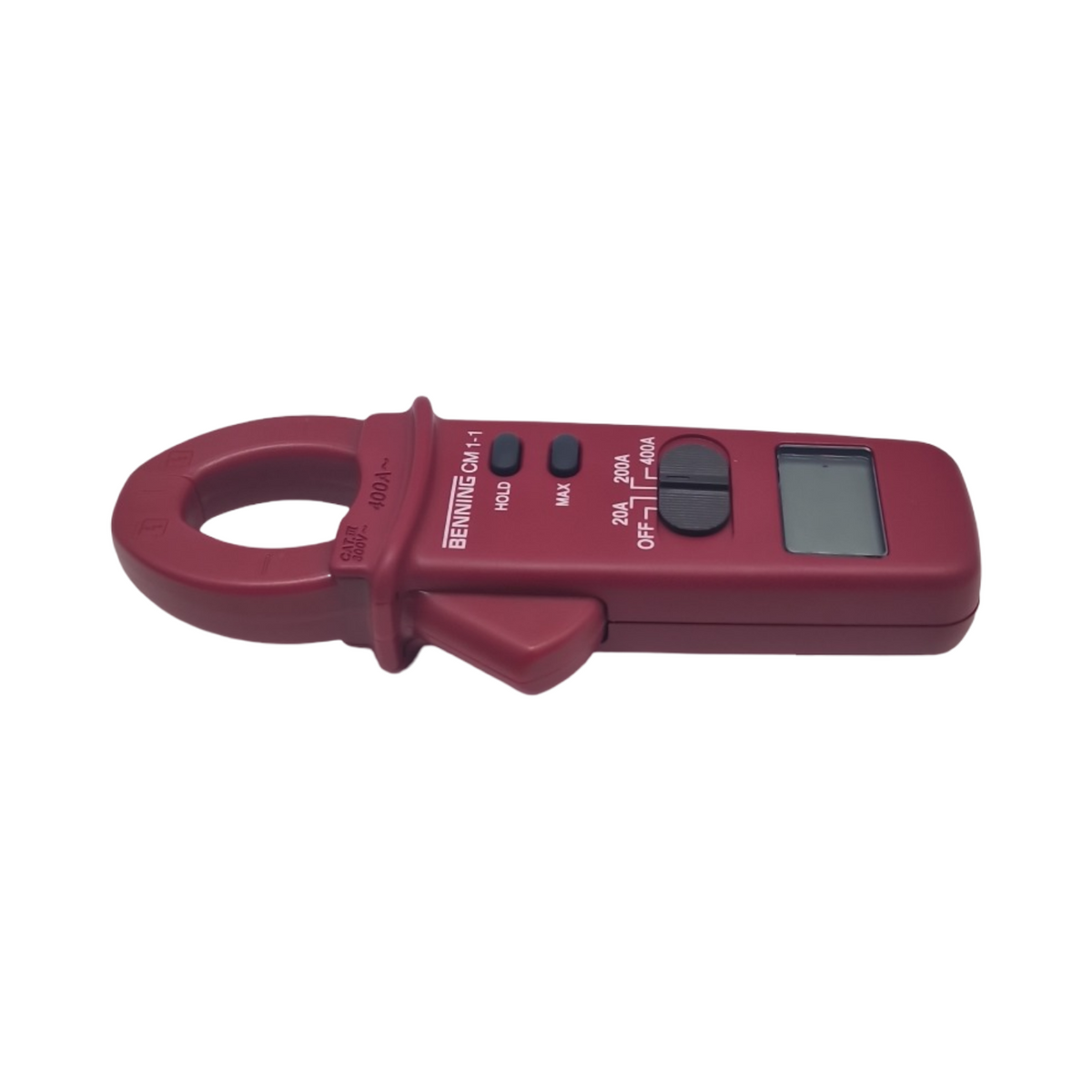 Benning CM 1-1 Stromzange digital 3 ½-stellige LCD-Anzeige AC 0.01 A - 400 A Zangenöffnung 30 mm