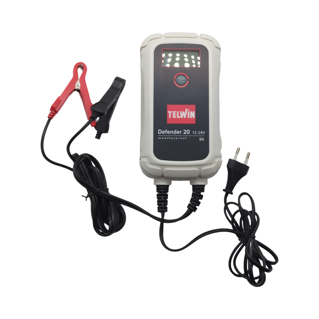 Telwin Defender 20 Batterieladegerät elektronisch 12/24V LCD-Display automatische Ladung