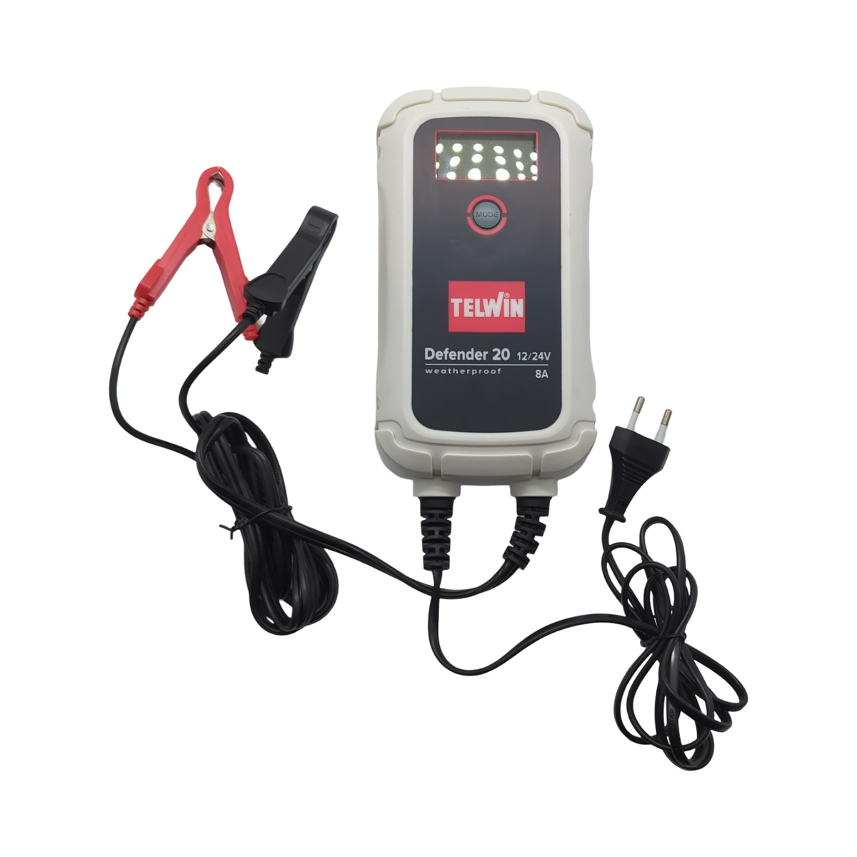 Telwin Defender 20 Batterieladegerät elektronisch 12/24V LCD-Display automatische Ladung