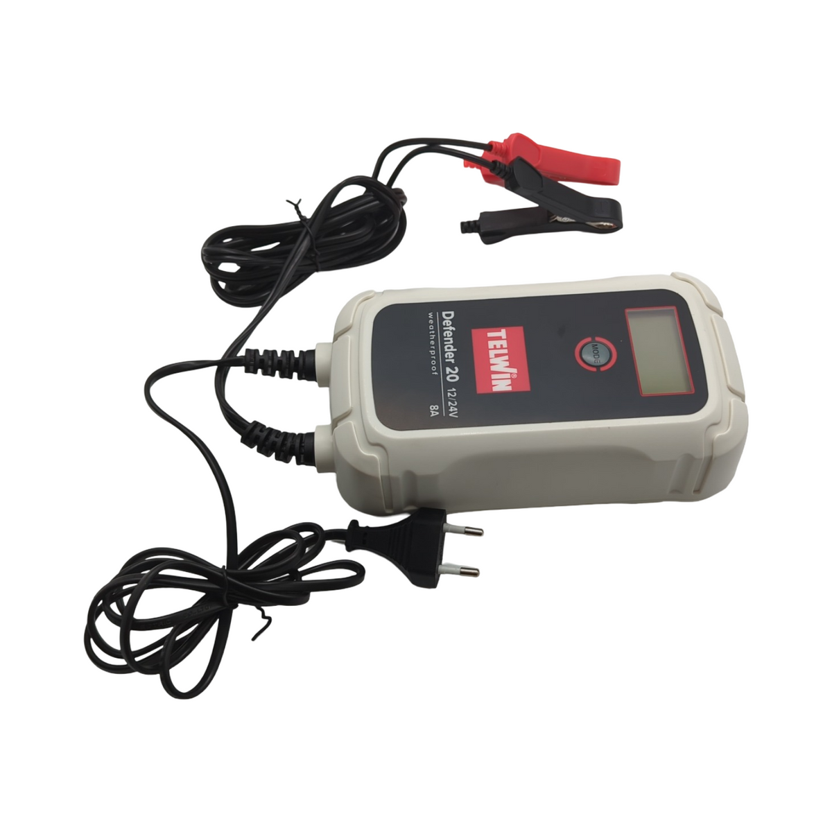 Telwin Defender 20 Batterieladegerät elektronisch 12/24V LCD-Display automatische Ladung