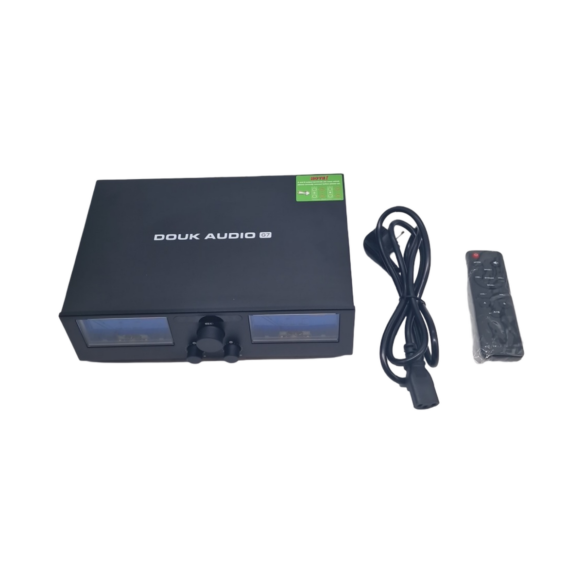 DoukAudio 600W Digitalverstärker 2/4-Kanal Lautsprecherwähler symmetrische XLR-Cinch-Eingänge Tonumgehung