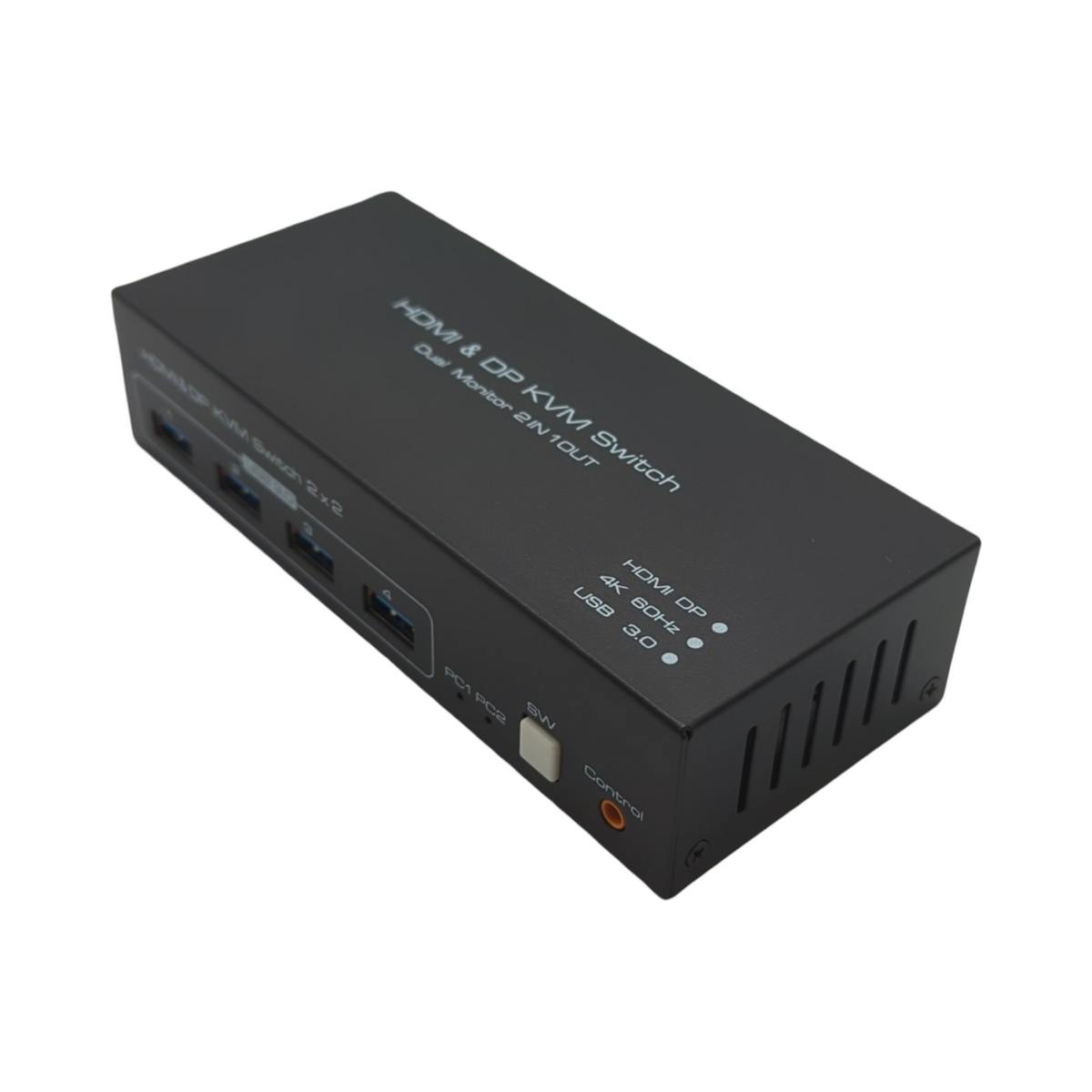 TJCXELE KVM Switch DisplayPort HDMI 2 PC 2 Monitore 4K60Hz USB 3.0 Dual Monitor Umschalter