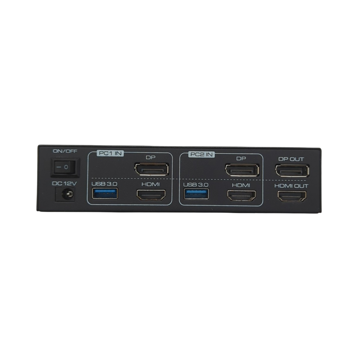 TJCXELE KVM Switch DisplayPort HDMI 2 PC 2 Monitore 4K60Hz USB 3.0 Dual Monitor Umschalter