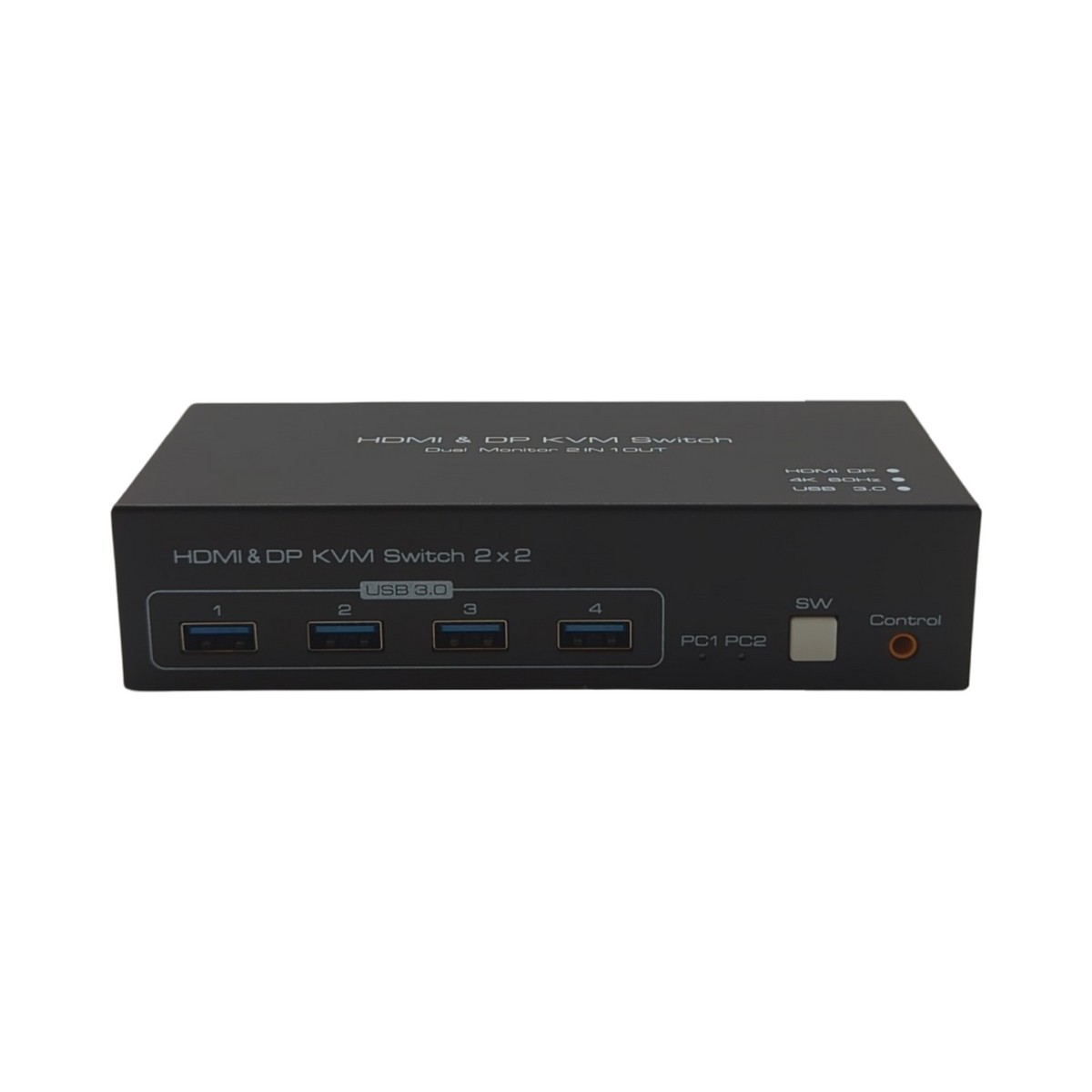 TJCXELE KVM Switch DisplayPort HDMI 2 PC 2 Monitore 4K60Hz USB 3.0 Dual Monitor Umschalter