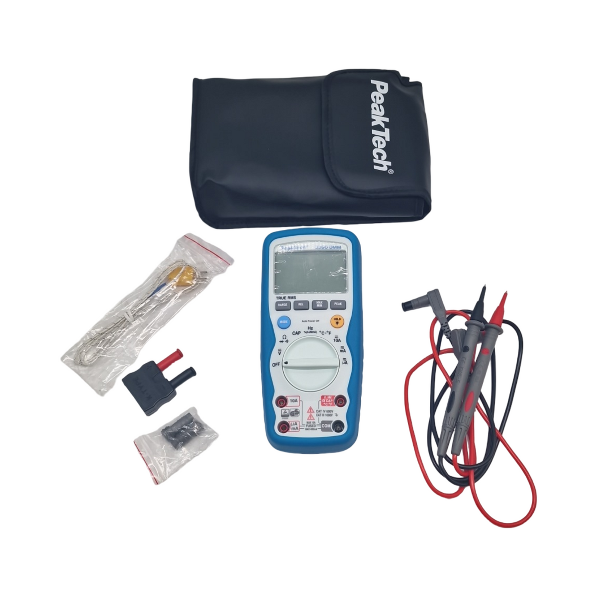 PeakTech P 3360 Digital Multimeter True RMS wasserdicht IP67 robustes Gehäuse 40000 Counts