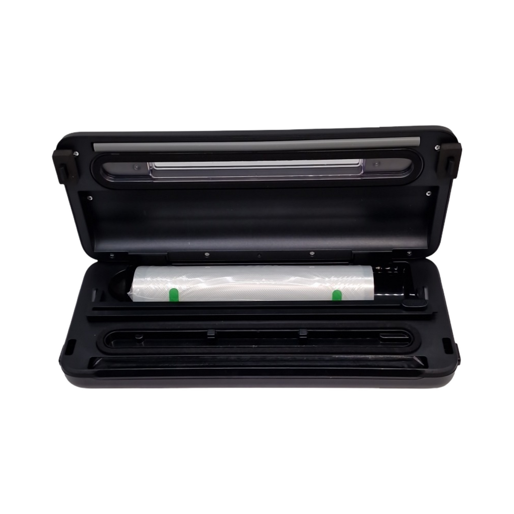 VEVOR Vakuumiergerät 80 Kpa 120 W Lebensmittel-Vakuumierer 7-in-1-Folienschweißgerät automatisches Luftversiegelungssystem mit integriertem Cu