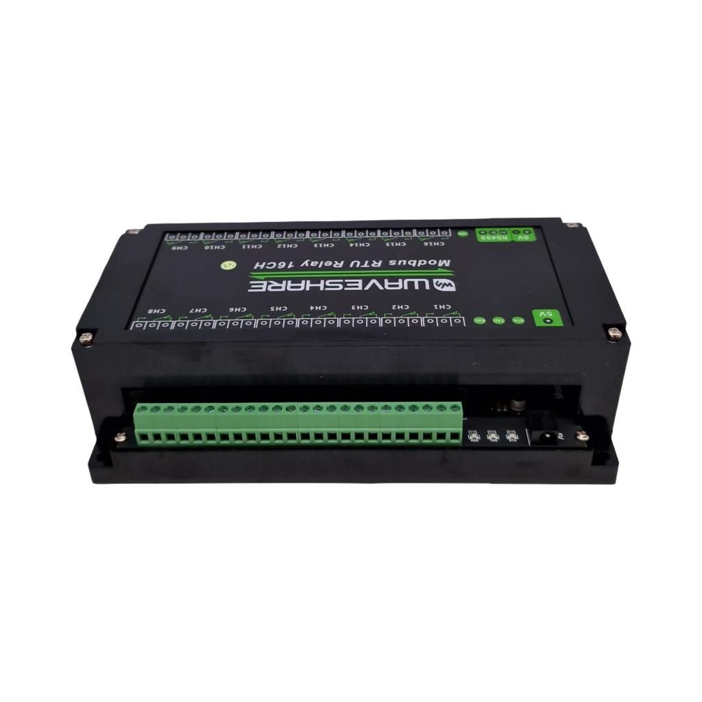 Waveshare Modbus RTU 16-Kanal Relaismodul RS485 mit Isolationsschutz für Industrieanwendungen und Smart Home