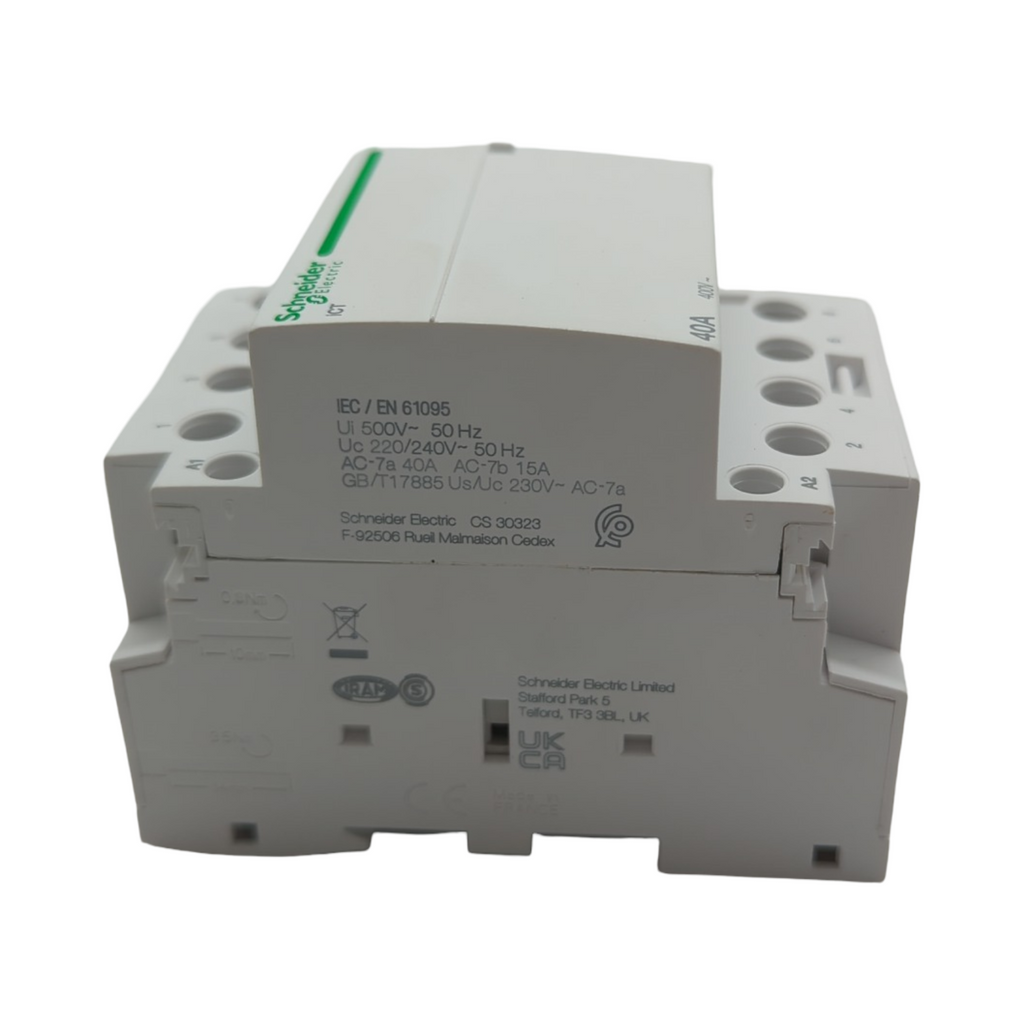 Schneider Electric Acti9 iCT Installationsschütz 40A 4 Schließer 220/240V 50Hz