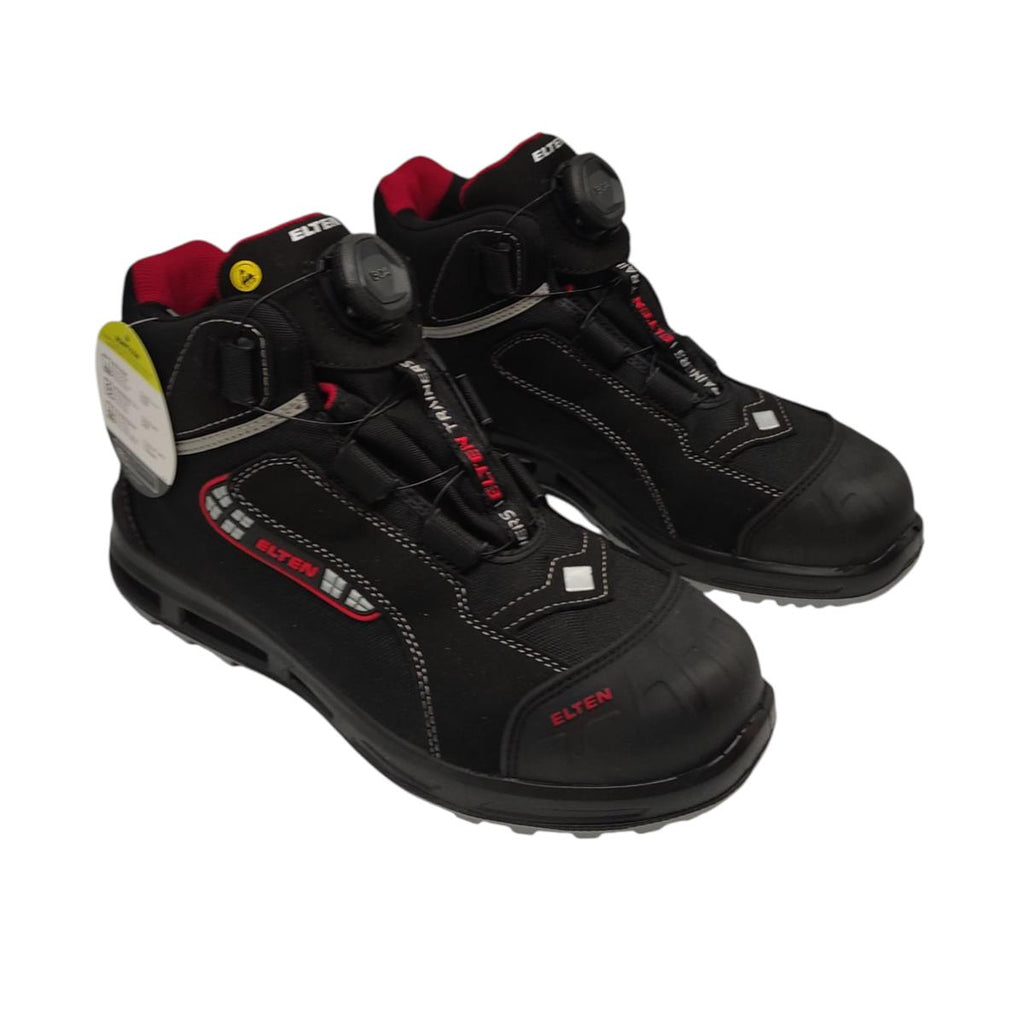 Elten Sander XXT Pro BOA ESD S3 Sicherheitsschuhe Herren Schwarz Rot Gr 43