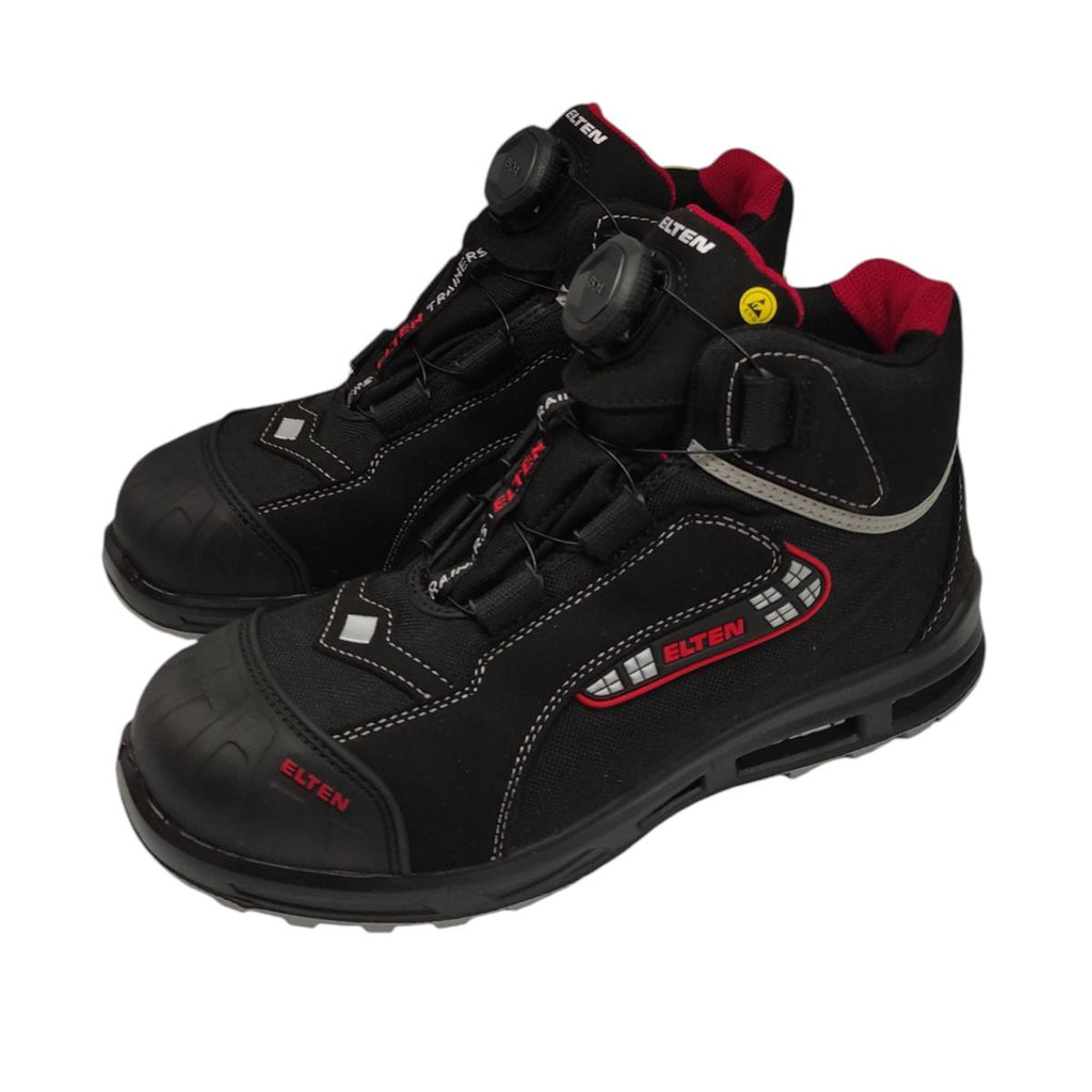 Elten Sander XXT Pro BOA ESD S3 Sicherheitsschuhe Herren Schwarz Rot Gr 43