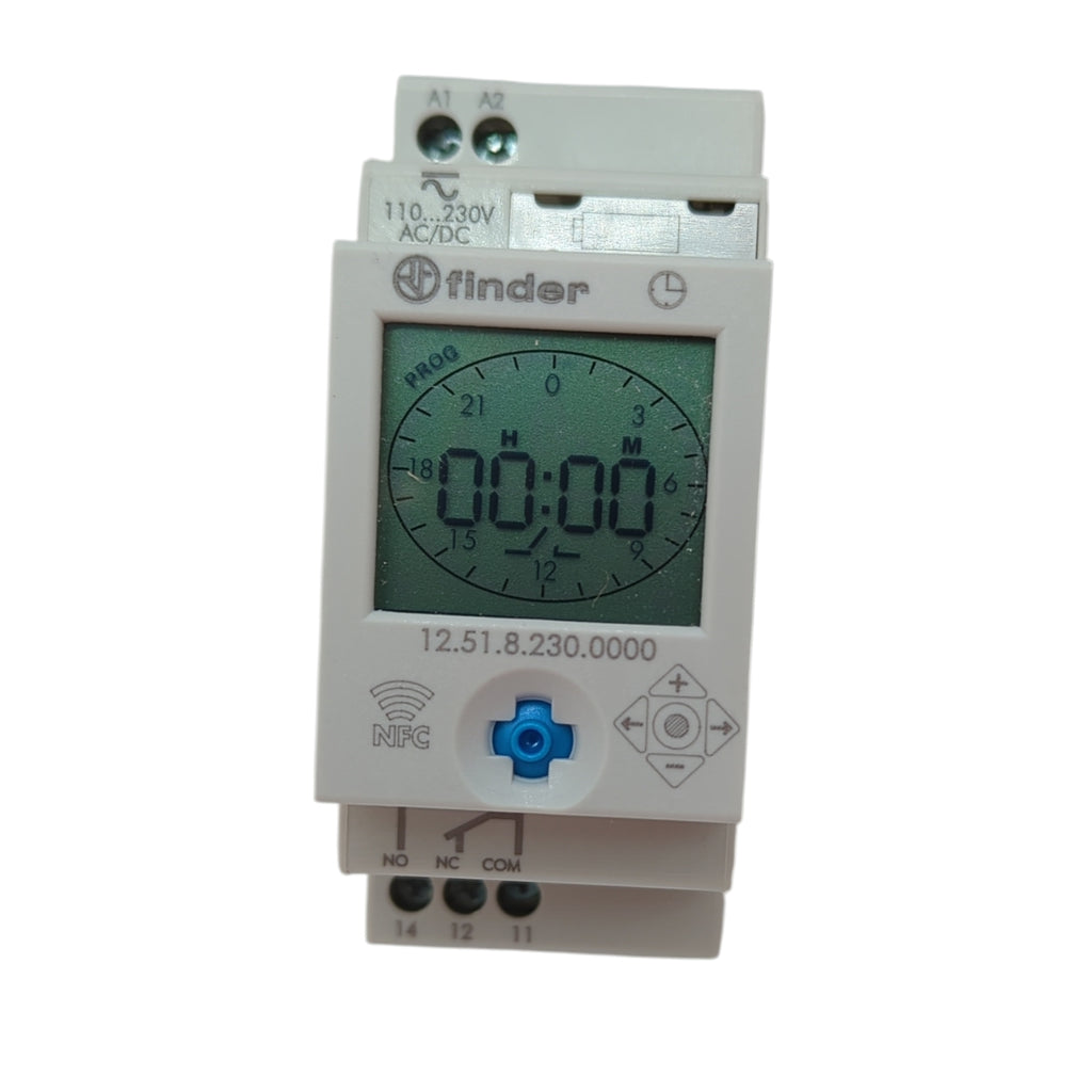 Finder Serie 12 Digitaler NFC-Schalter für Tag/Woche Typ