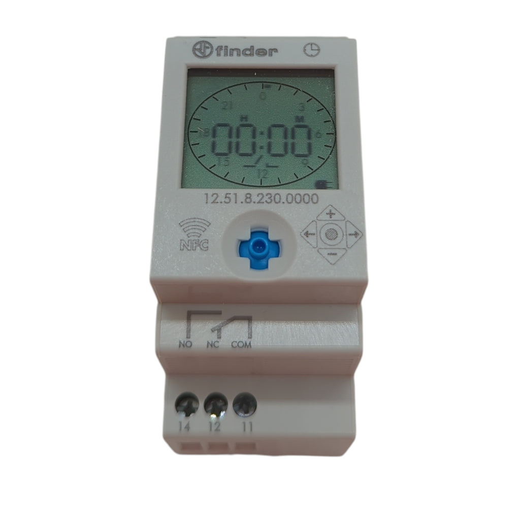 Finder Serie 12 Digitaler NFC-Schalter für Tag/Woche Typ