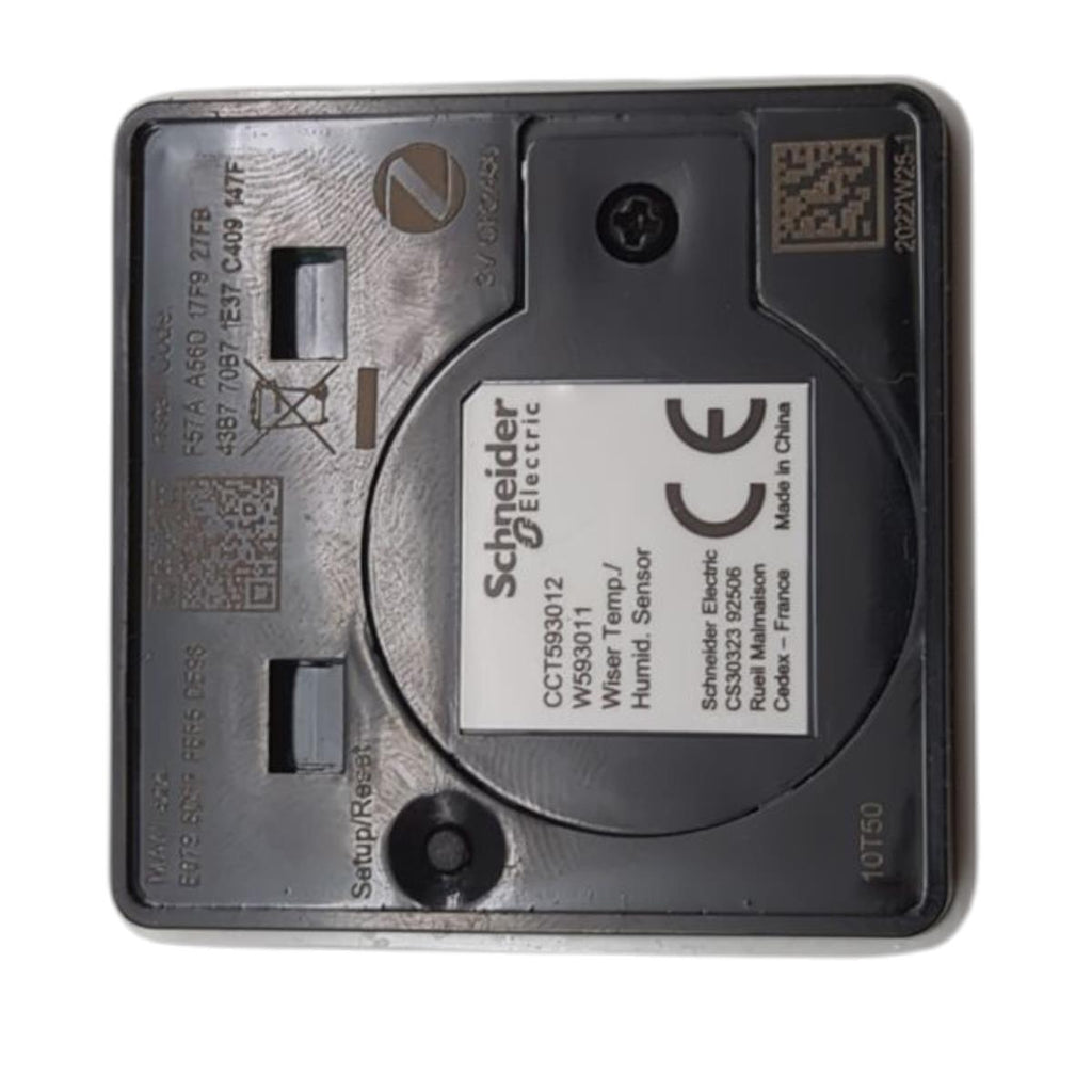 Schneider Wiser CCT593012 Temperatur- und Feuchtigkeitssensor Raumklimaüberwachung weiß