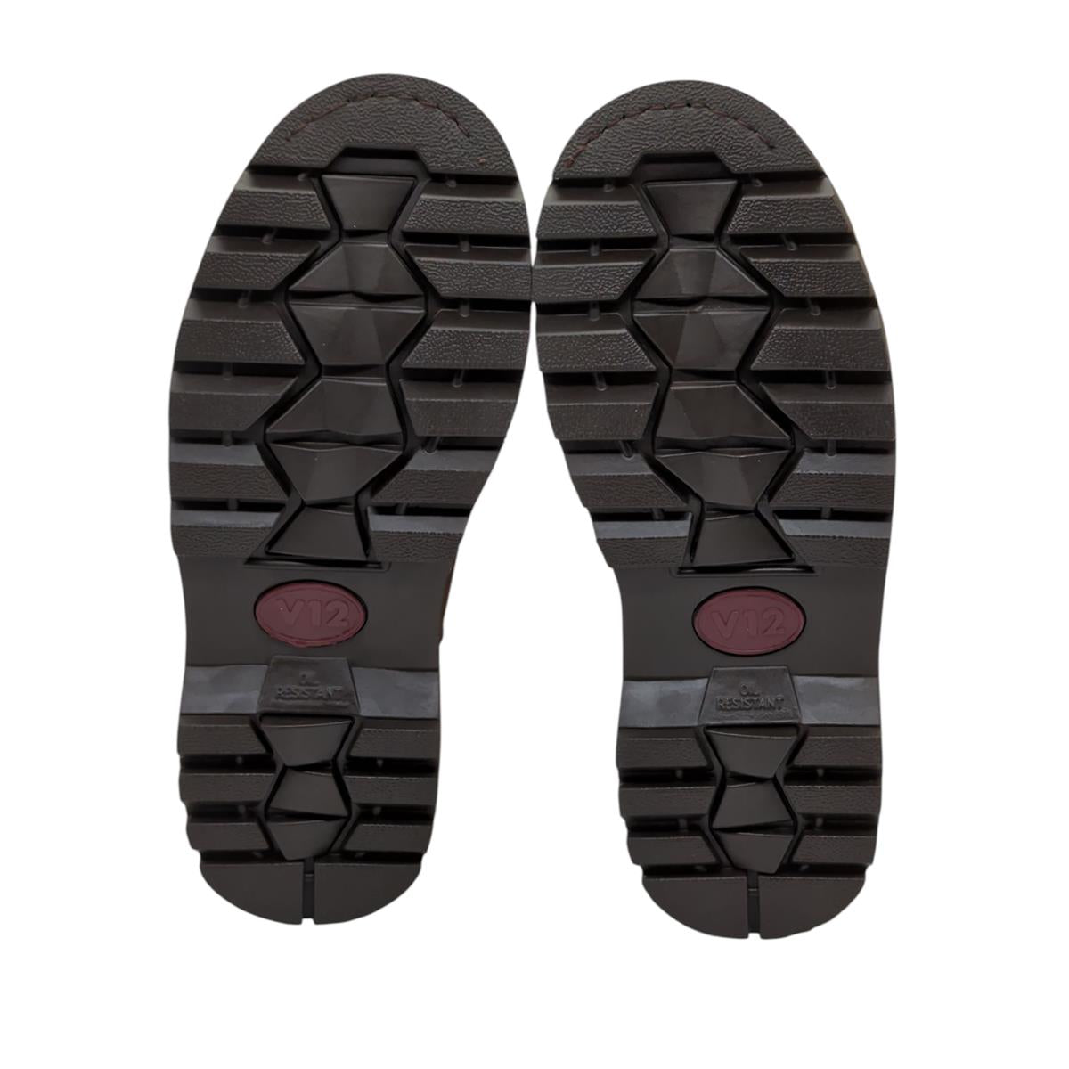 V12 Rawhide Sicherheitsschuhe Halbschuhe Leder braun Größe 42