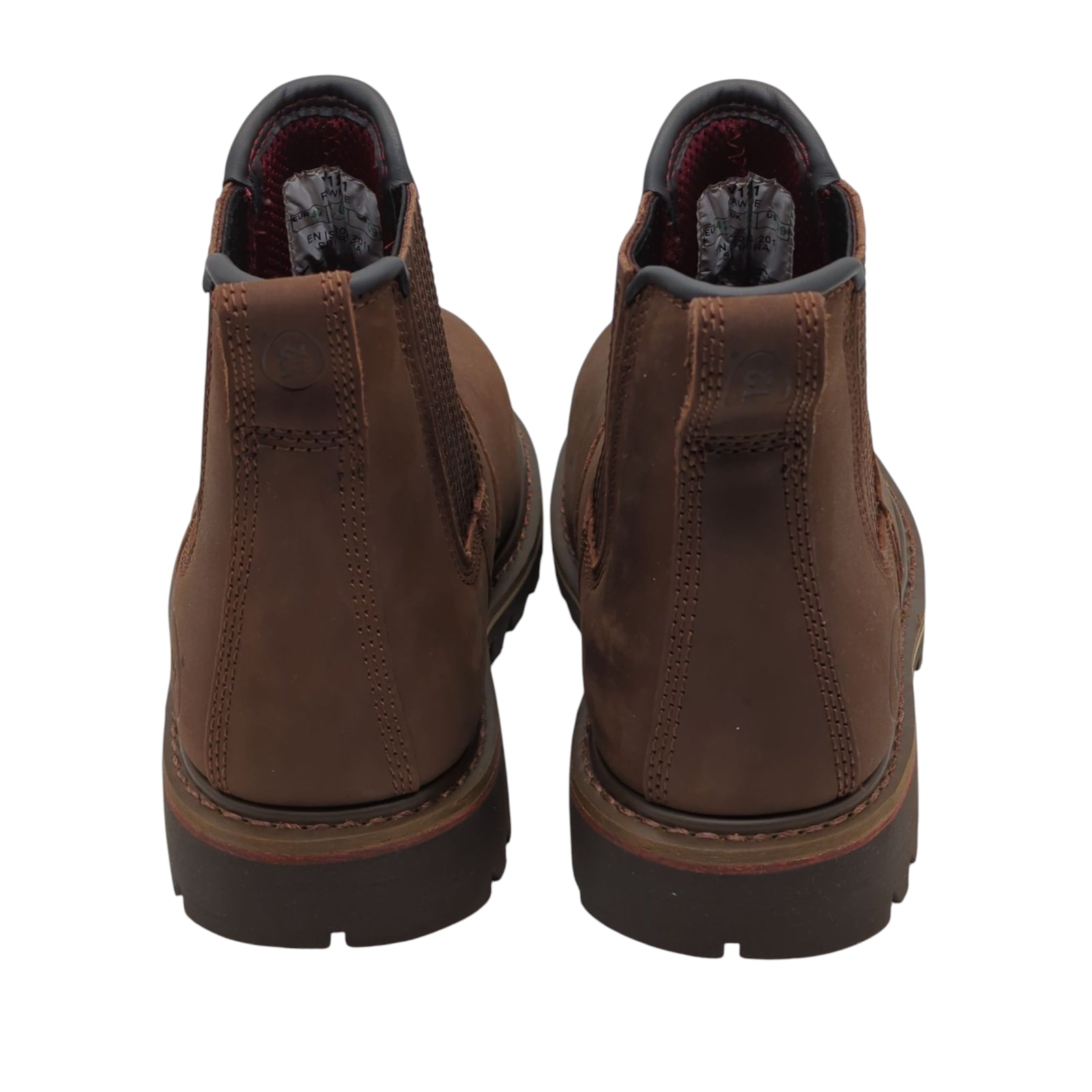 V12 Rawhide Sicherheitsschuhe Halbschuhe Leder braun Größe 42