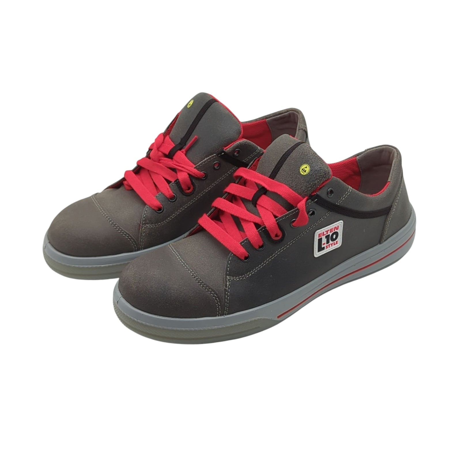 Elten Vintage Low S3 ESD 721071 Unisex Sicherheitsschuhe grau Größe 46