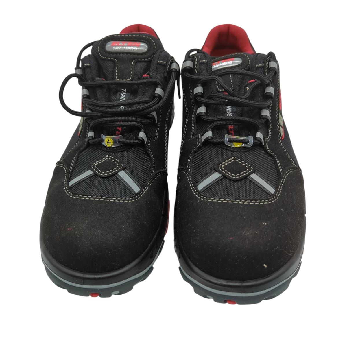 Elten Senex ESD S3 Arbeitsschuhe leicht sportlich Kunststoffkappe Gr 45 Schwarz