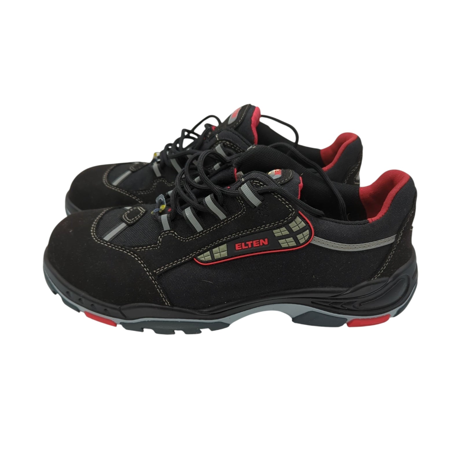 Elten Senex ESD S3 Arbeitsschuhe leicht sportlich Kunststoffkappe Gr 45 Schwarz