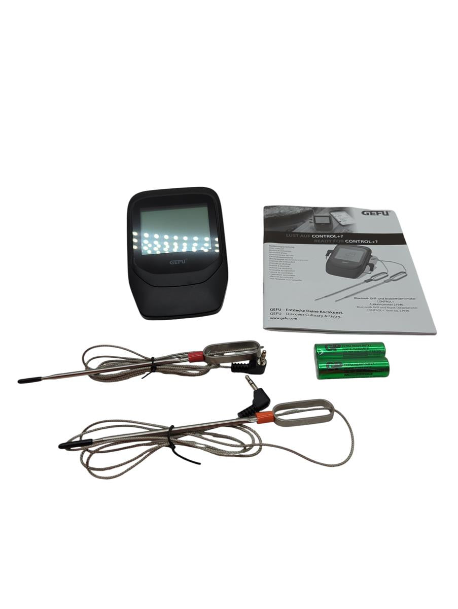 GEFU Bratenthermometer Control+ 6-Kanal mit 2 Sensoren