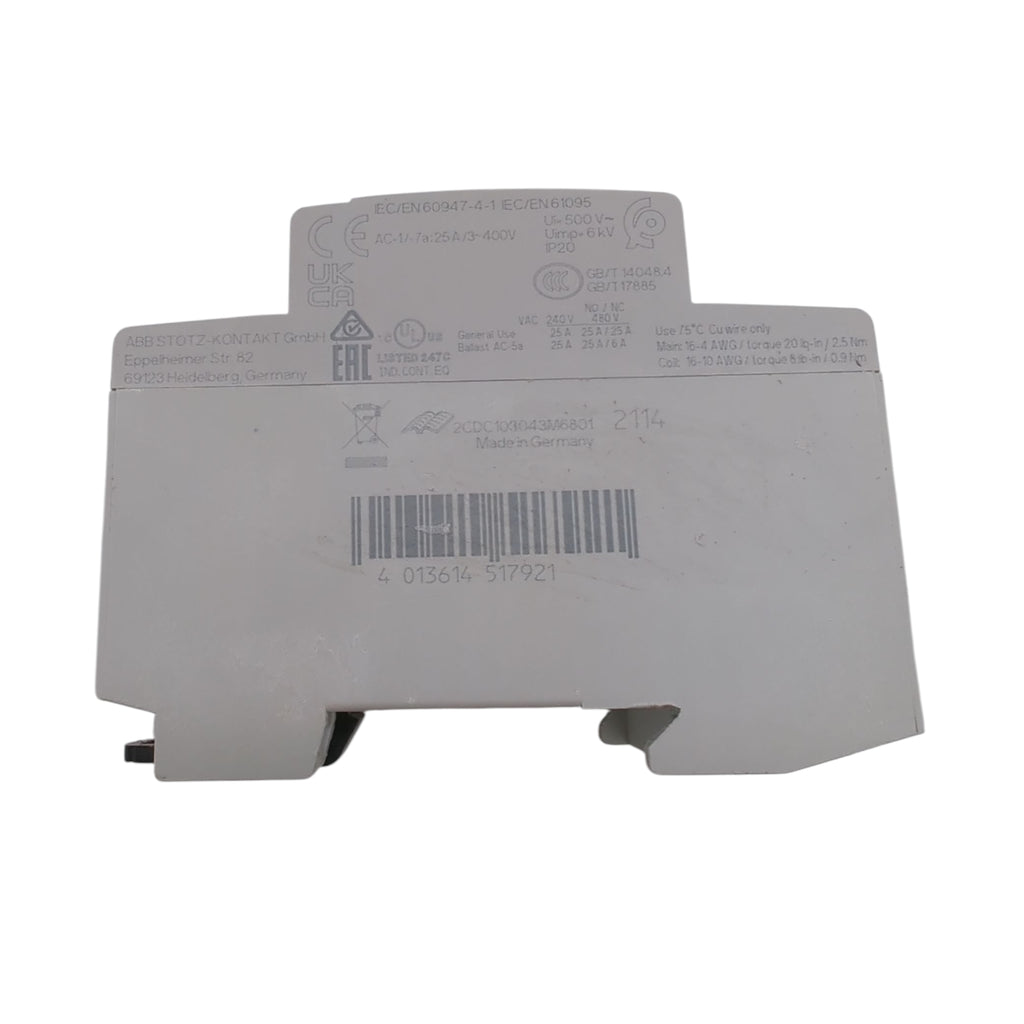 ABB ESB25-22N-06 Leistungsschütz 230V 4-polig 2S+2Ö 25A Schütz Relais