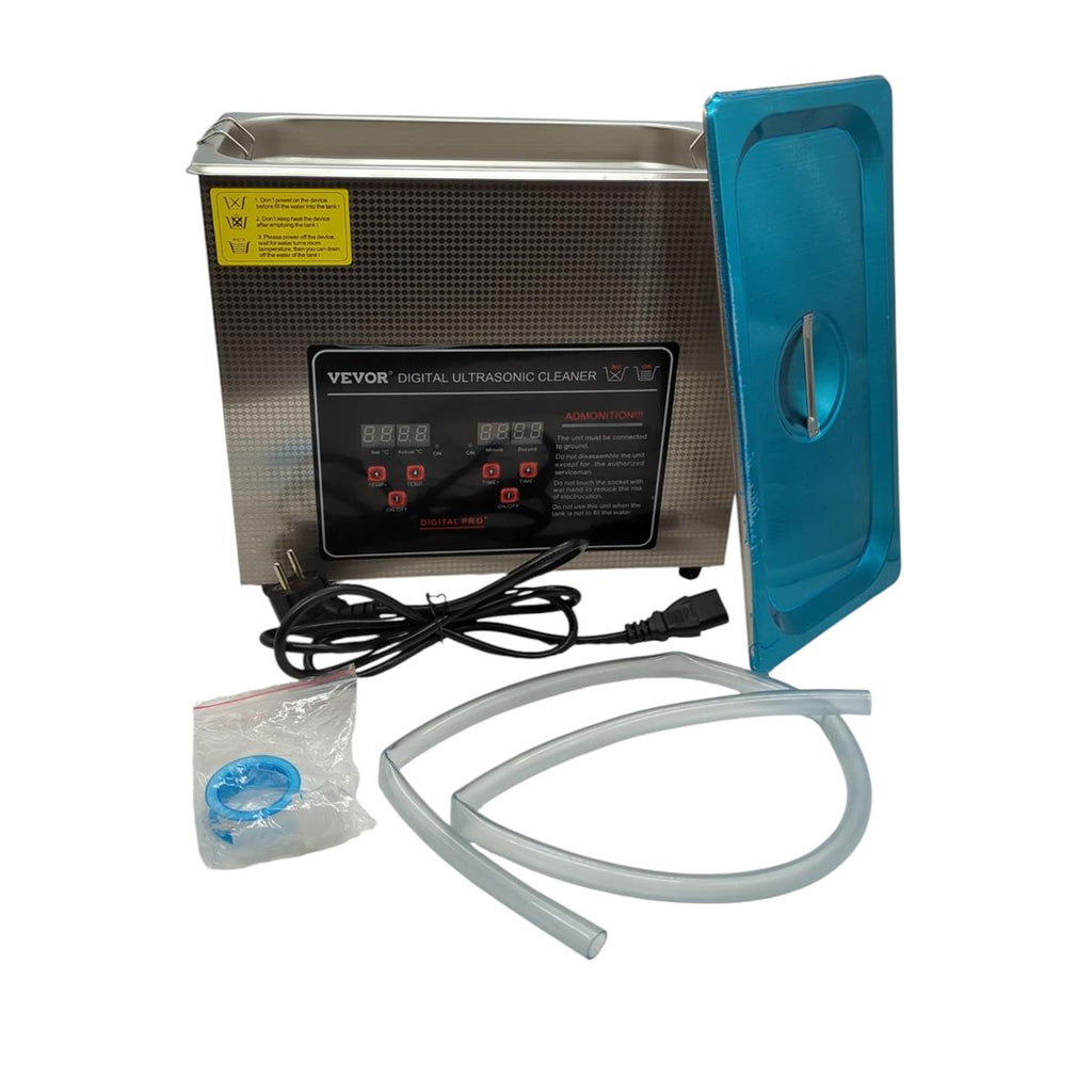 VEVOR Ultraschallreiniger Edelstahl Heizung Timer Display 6 L