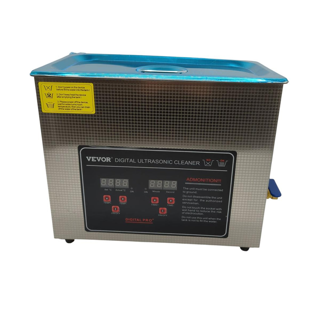 VEVOR Ultraschallreiniger Edelstahl Heizung Timer Display 6 L