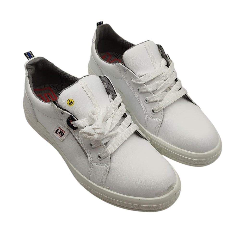 ELTEN Ghost Lady Low Damen Sicherheitsschuhe S3 ESD Textil weiß Größe 42