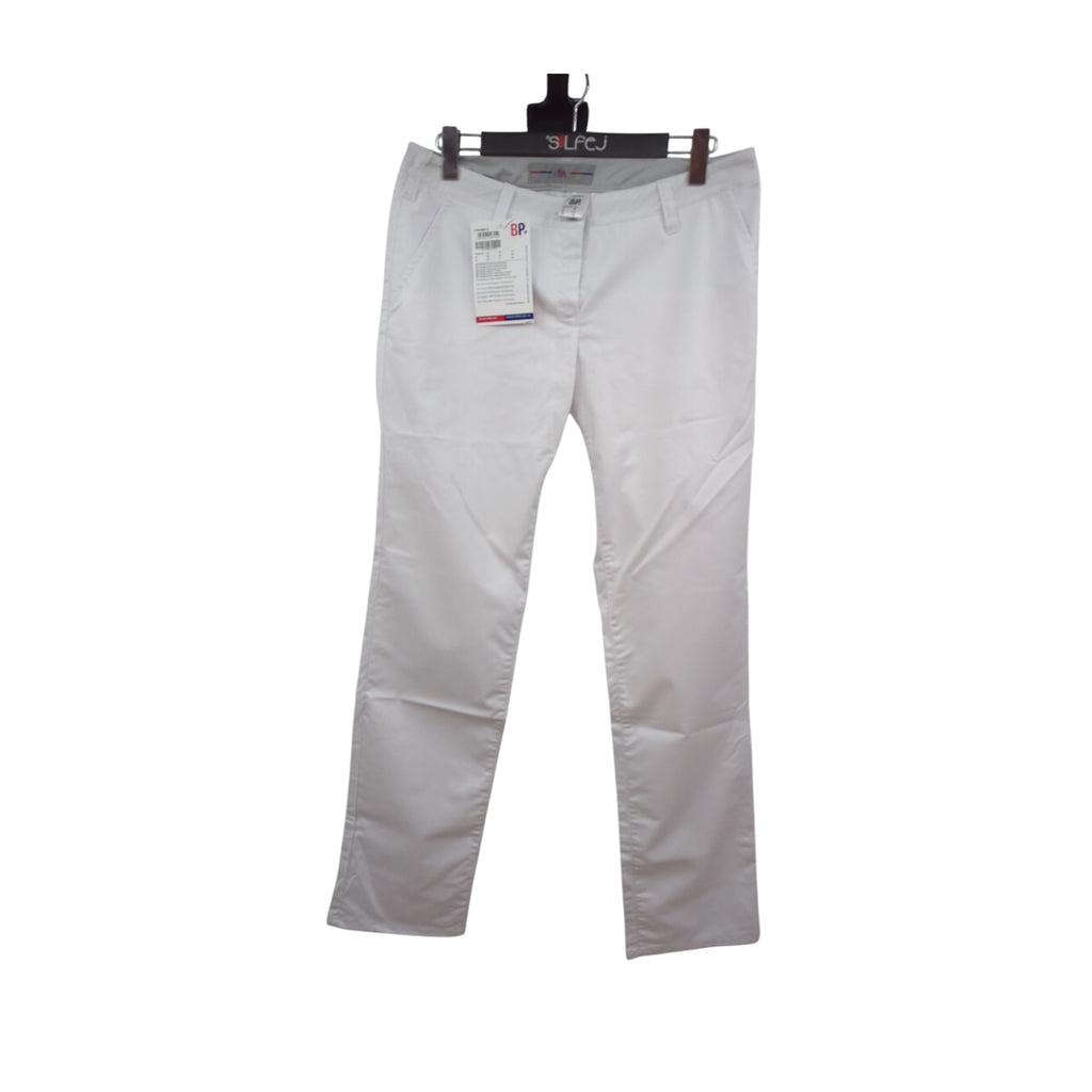 BP Elastische Damenhose Chino-Stoff weiß Größe 42 L