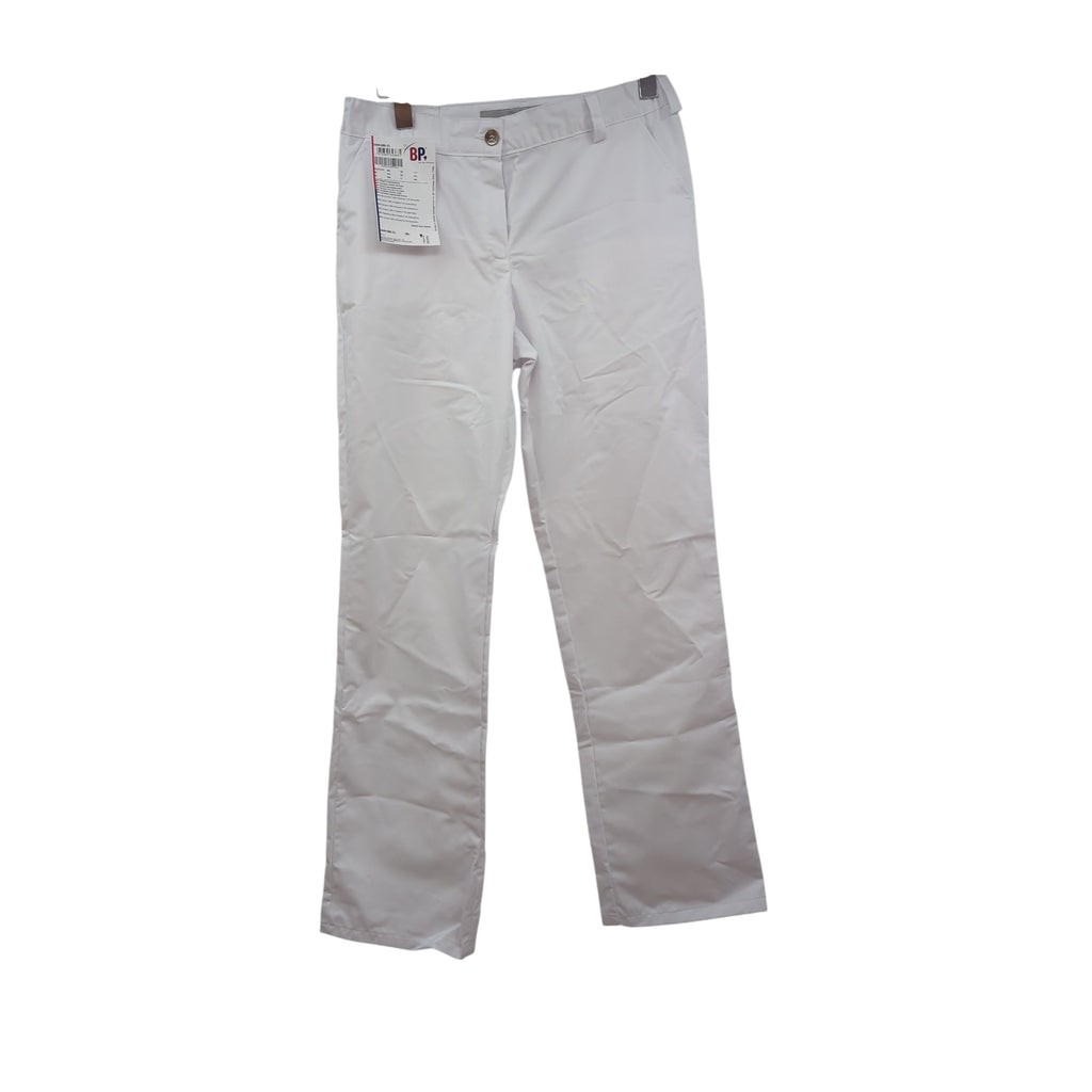 BP Damenhose mit Seiteneinsätzen Weiß Größe 38N