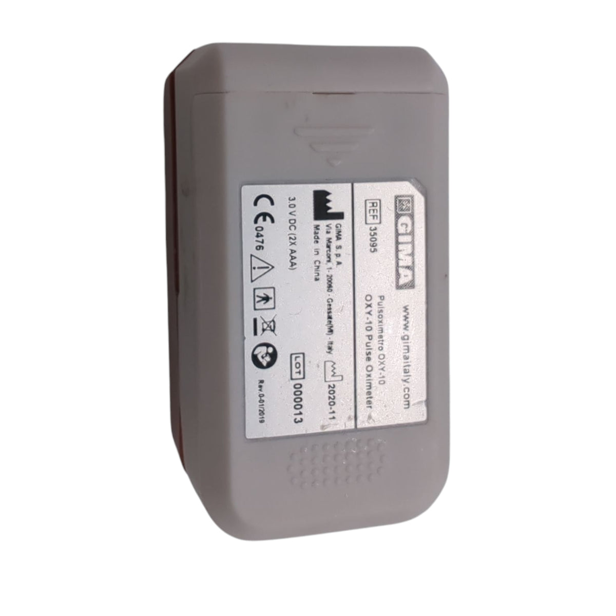 GIMA Oxy-10 Finger Pulsoximeter kabellos tragbar für Erwachsene inklusive 2 AAA-Batterien