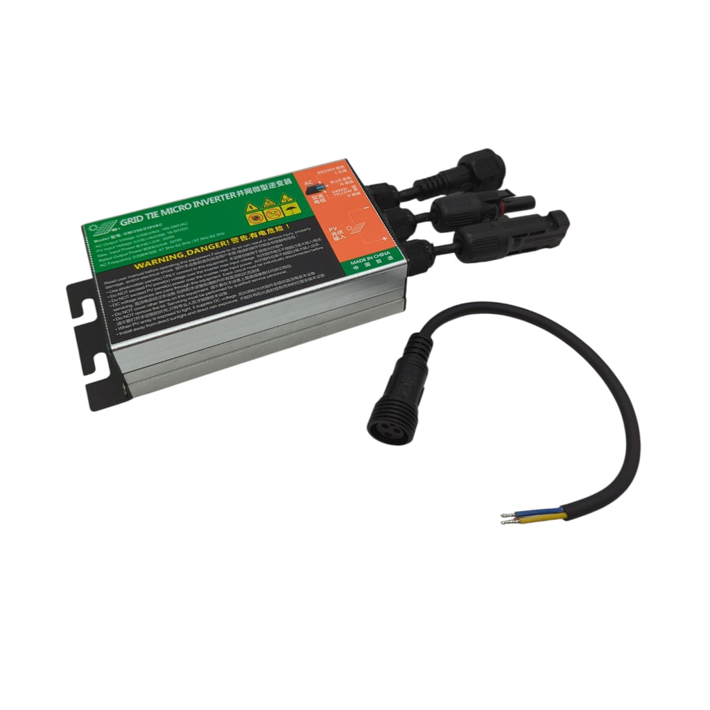 Y&H 350W Mikro-Wechselrichter MPPT 36V Solarpanel AC180-260V Balkonkraft