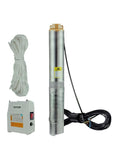 VEVOR 4 Zoll Tiefbrunnenpumpe 1100W 230V Edelstahl IP68 190L/min 57m