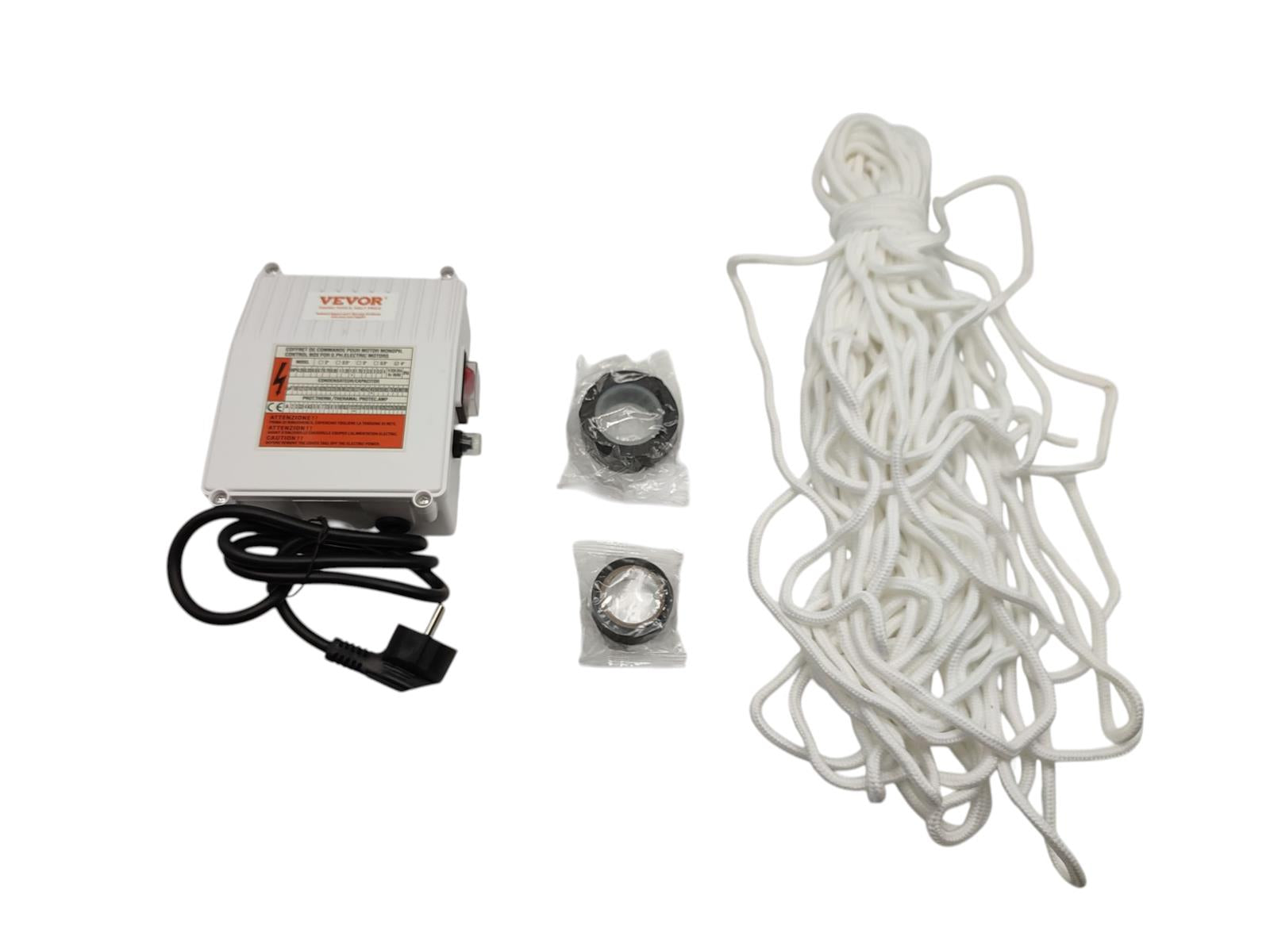 VEVOR 4 Zoll Tiefbrunnenpumpe 1100W 230V Edelstahl IP68 190L/min 57m