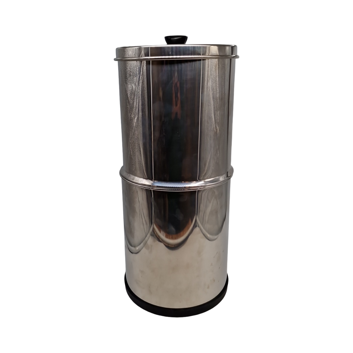 VEVOR Wasserfilter Gravitation Edelstahl 8,5L 2 Filter Reduktion von Blei und bis zu 99% Chlor