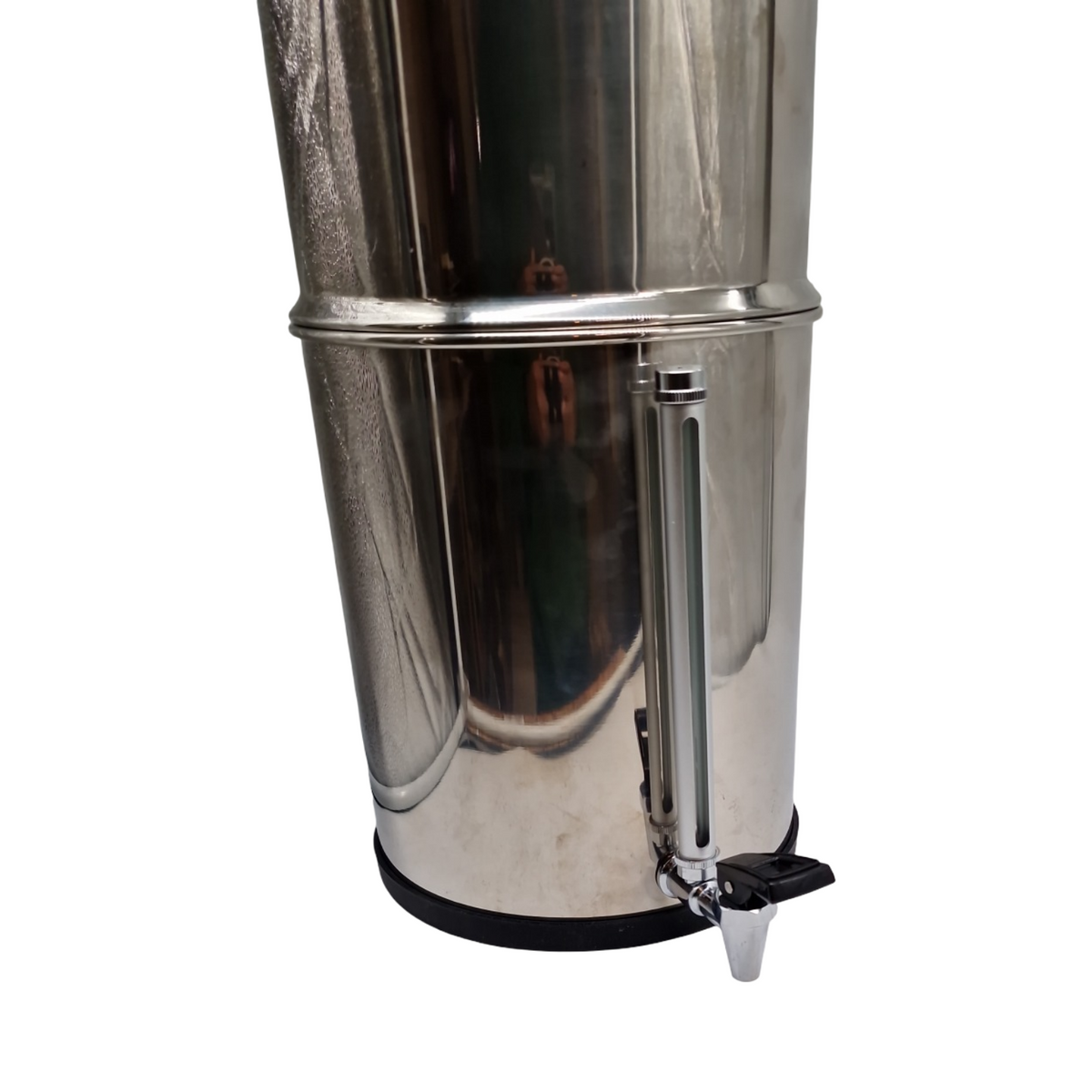 VEVOR Wasserfilter Gravitation Edelstahl 8,5L 2 Filter Reduktion von Blei und bis zu 99% Chlor