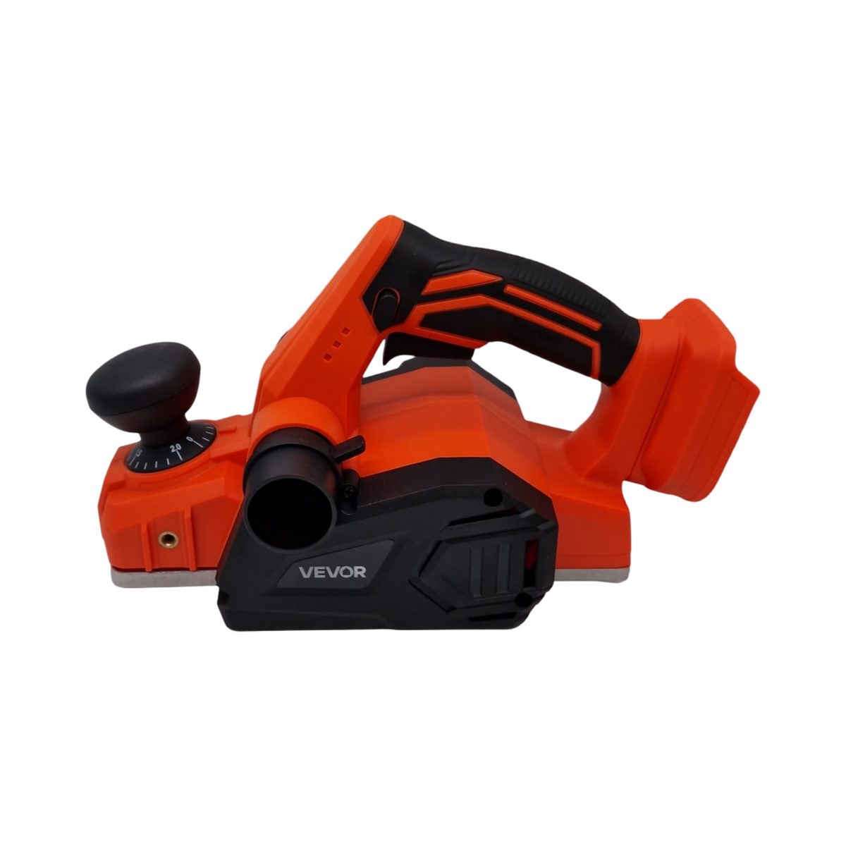 VEVOR Elektrohobel kabellos 82 mm Schnittbreite bürstenlos verstellbare Schnitttiefe 15000 U/min für Holz