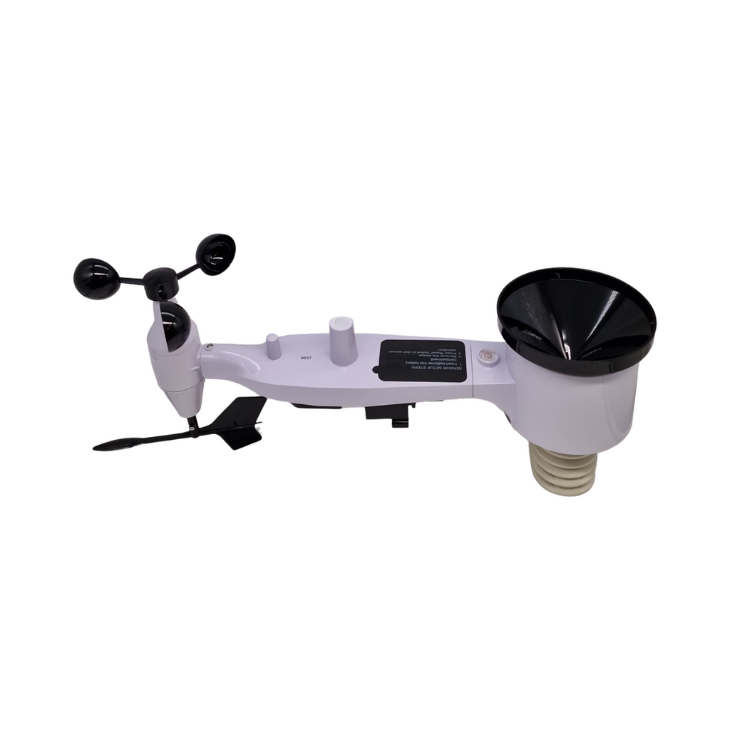 Ecowitt WS69 Wetterstation WiFi 7-in-1 Solarsensor außen LCD-Farbdisplay 7,5 Zoll