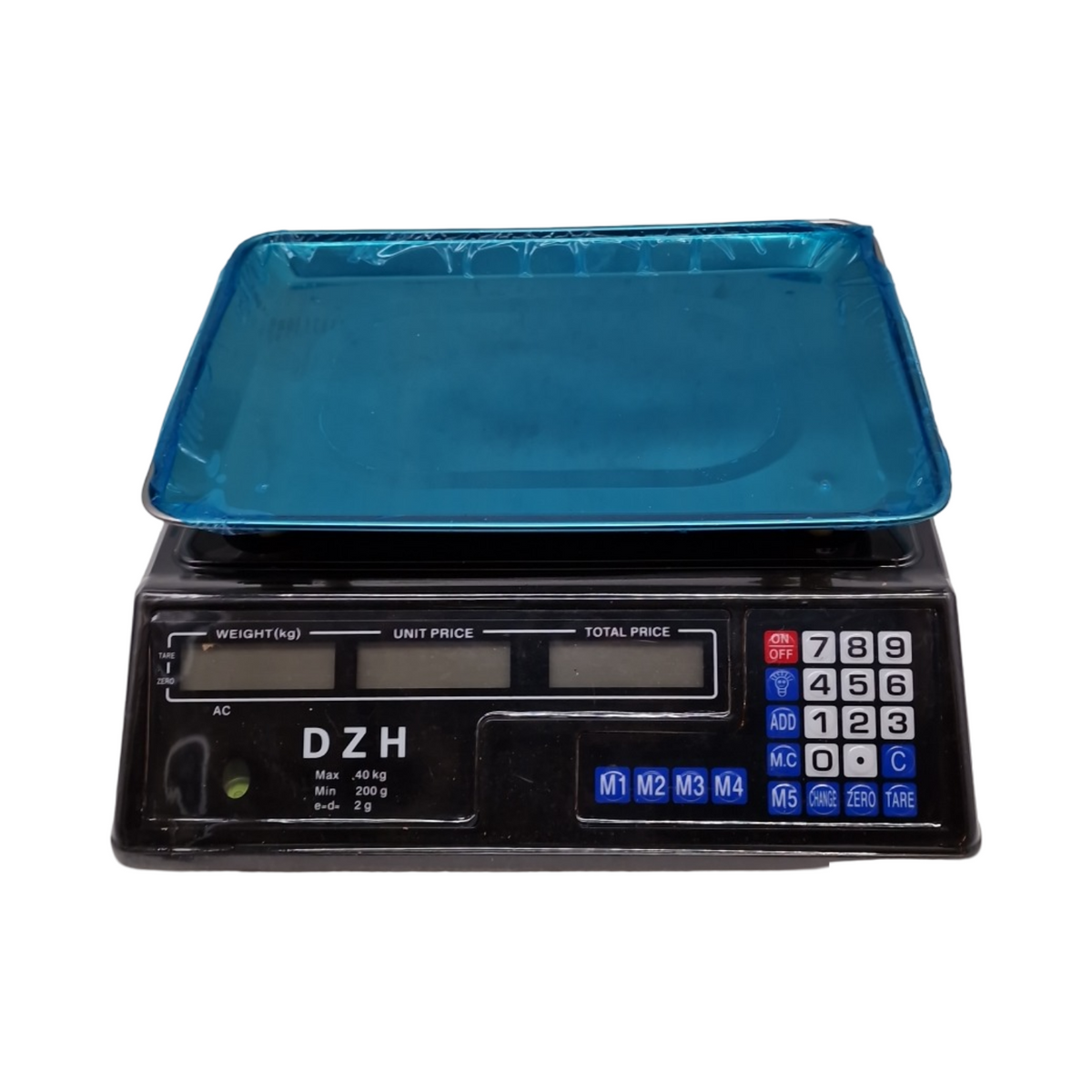 SQUADO Digitale Küchenwaag Lebensmittel Edelstahl LCD-Display flach