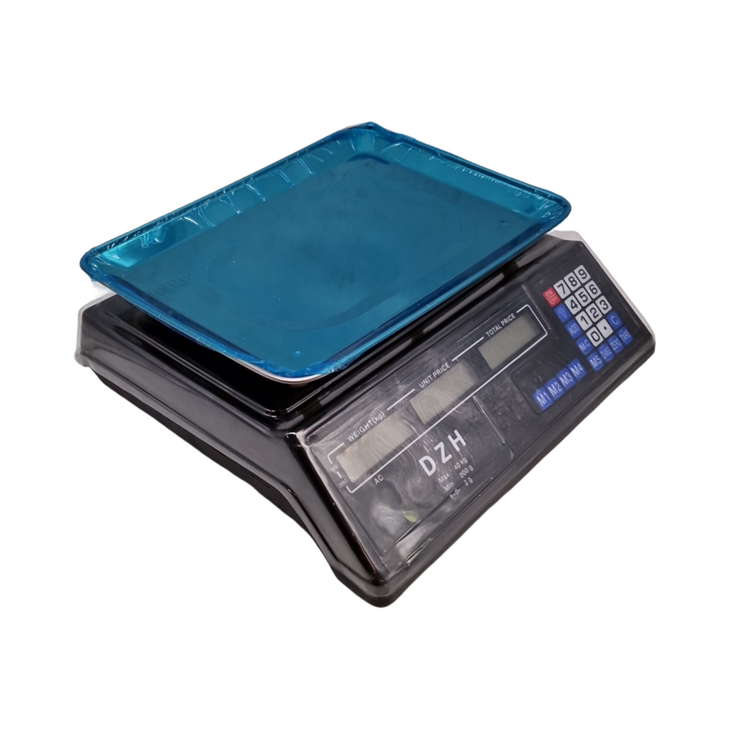 SQUADO Digitale Küchenwaag Lebensmittel Edelstahl LCD-Display flach
