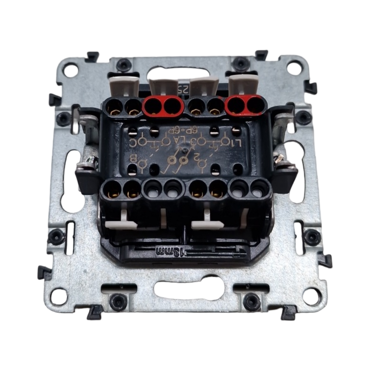 Legrand Dooxie Schiebeschalter einfach 6A 250V Schwarz