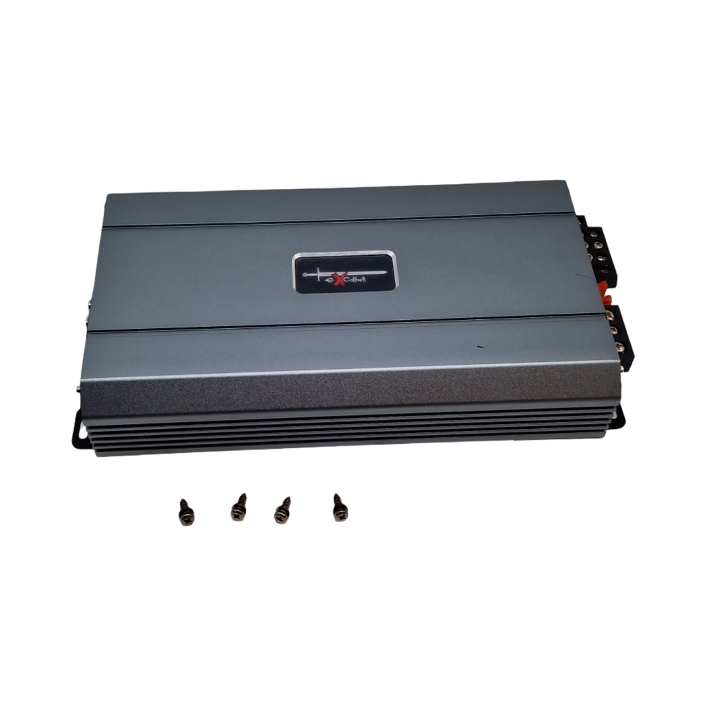 Excalibur X4100-4 Auto Verstärker 4-Kanal Klasse AB 2400W Max Low Pass 50–250Hz High Pass 120–3000Hz