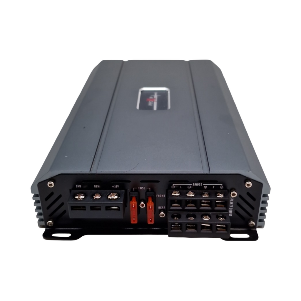 Excalibur X4100-4 Auto Verstärker 4-Kanal Klasse AB 2400W Max Low Pass 50–250Hz High Pass 120–3000Hz