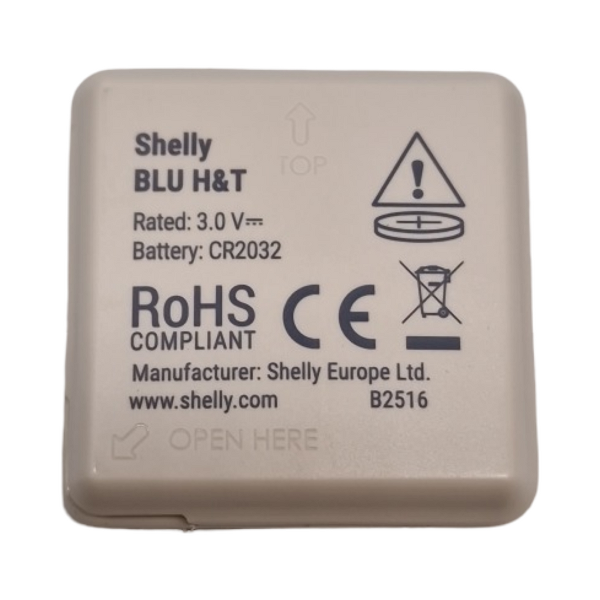 Shelly Wall Display x2 Wi-Fi Smart Home Panel mit Thermometer Hygrometer Touchscreen 6.95 Zoll silber blau elfenbein